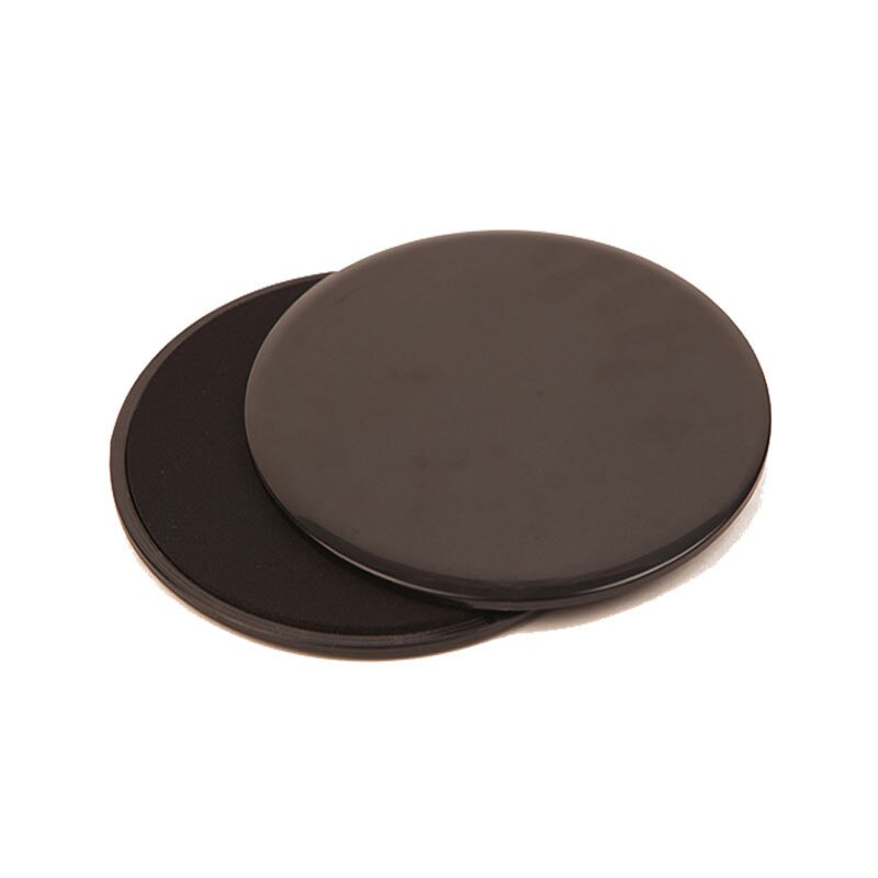 Fitness glide plate sliding plate of gliding disc development general coordination planing pad plate: black