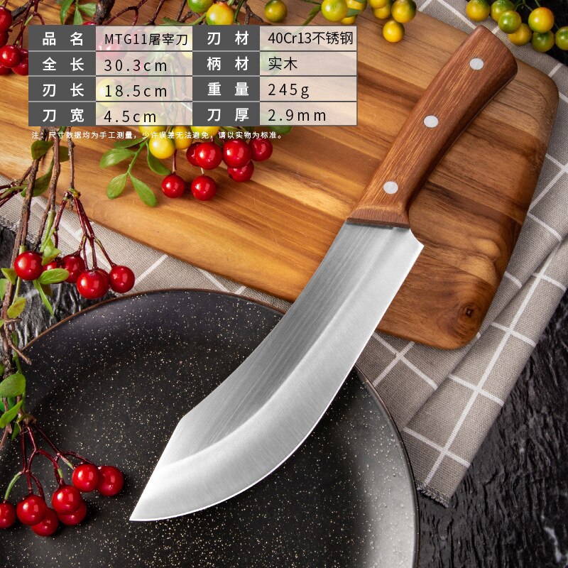 Koch der Messer Edelstahl Boning Messer Berufs Küche Messer Handgemachte Fleisch Spalter Metzger Messer Küche Kochen Werkzeug