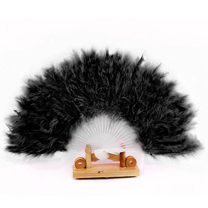 Super Grote Veer Fan Kalkoen Prestaties Feestartikelen Zachte Pluizige Burlesque Wedding Hand Kostuum Fan: 2