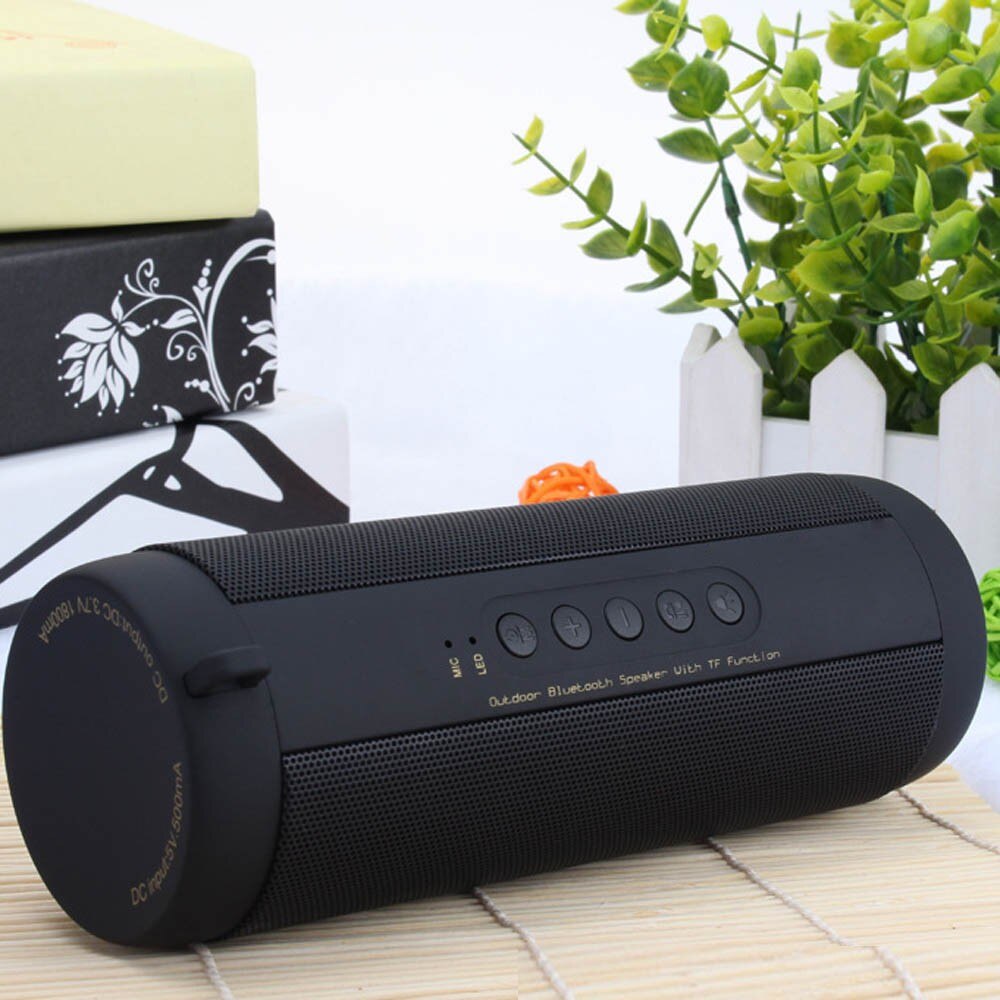 super-Portable Bluetooth Speaker Waterproof Outdoor Column Speaker Wireless Bluetooth Sound Box Flashlight Support Music Player