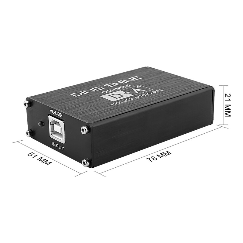 ES9018K2M Audio Decoder DAC HIFI USB Sound Card Decoding Support 32Bit 384KHz for Amplifier Home Theater RCA Output