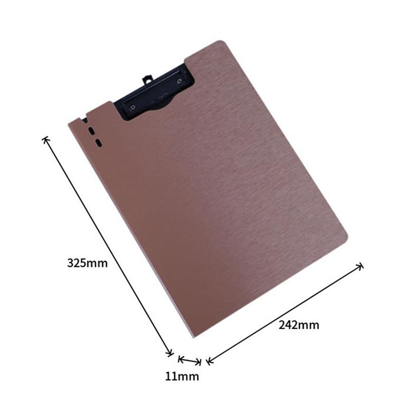 Business Office Folders Plastic File Holder Paper Protector Office Paper Folder (Coffee)