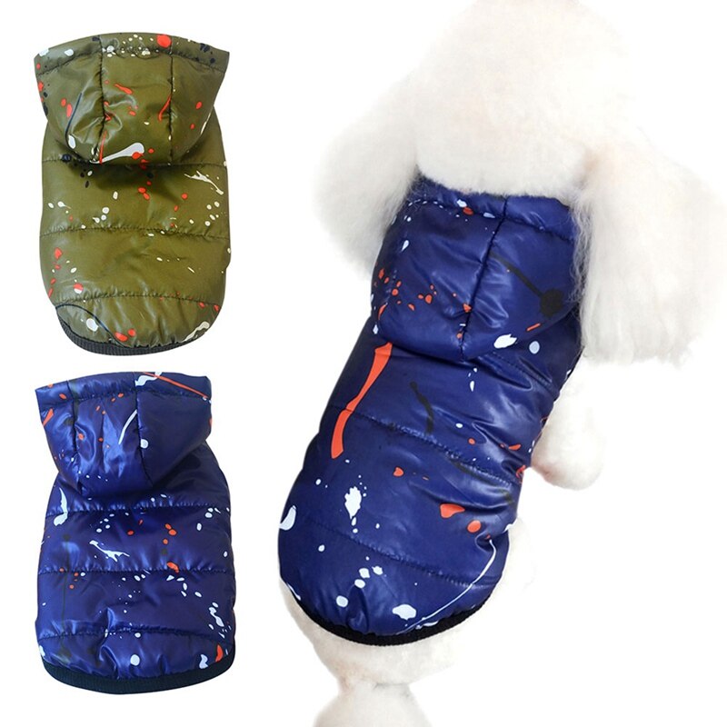 Wasserdicht und schnee-schneeanzug stil haustier hund Winter kleidung vier beine dicke warme hund mäntel jacken für kleine Puppuy Kleidung