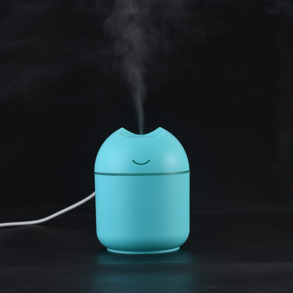 200ML Ultraschall Mini Luftbefeuchter Aroma Ätherisches Öl Diffusor für Heimat Auto USB Fogger Anion Nebel Hersteller mit LED nacht Lampe
