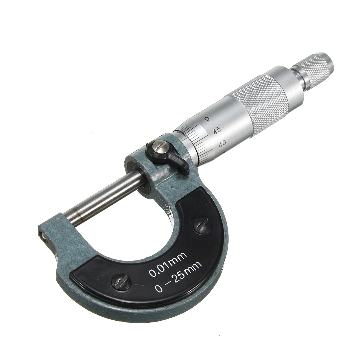 0-25mm 0.01mm ytre metrisk måler mikrometer maskinist måling med boksenøyaktig måleverktøy