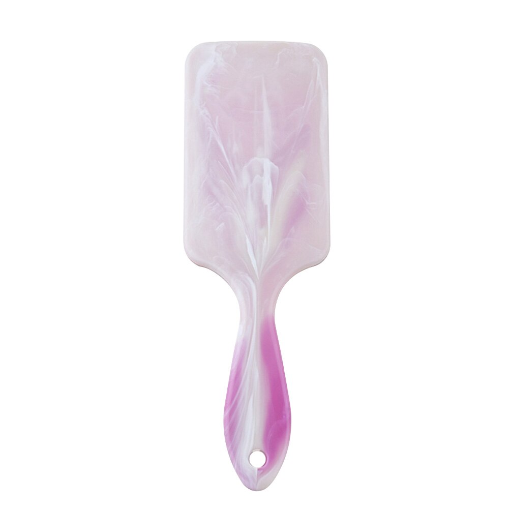 Professionele Vierkante Marmeren Haar Borstel Meisjes Haar Kam Hoofdhuidmassage Gezondheidszorg Haarborstel Kappers Styling Tools Voor Vrouwen: Purple