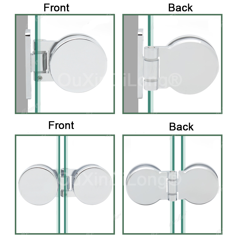 Bohle deurscharnier met aanschroefplaat voor glas - aluminium Bohle deurscharnier met aanschroefplaat voor glas - aluminium