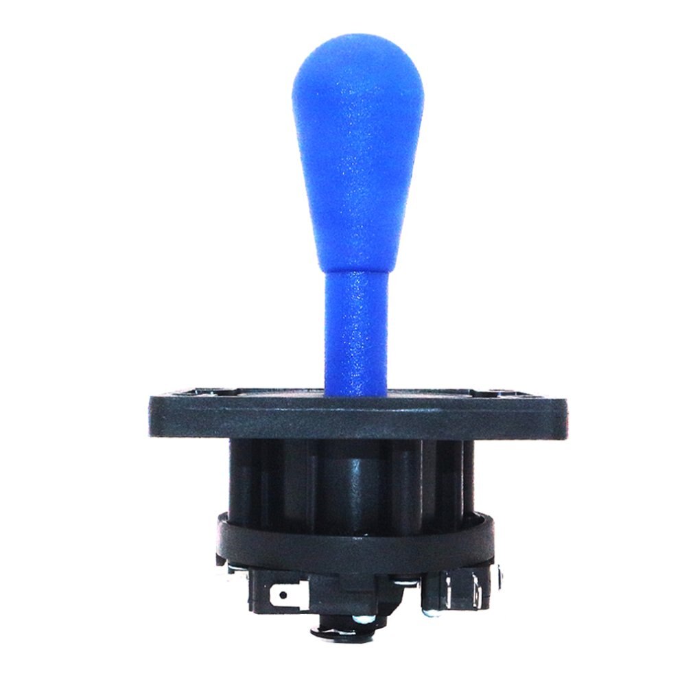Amerikaanse Nylon Rocker Joystick Plastic Elliptische Rocker Ronde Bodem Micro-Motion Vechten Arcade Handvat Rocker: Blauw