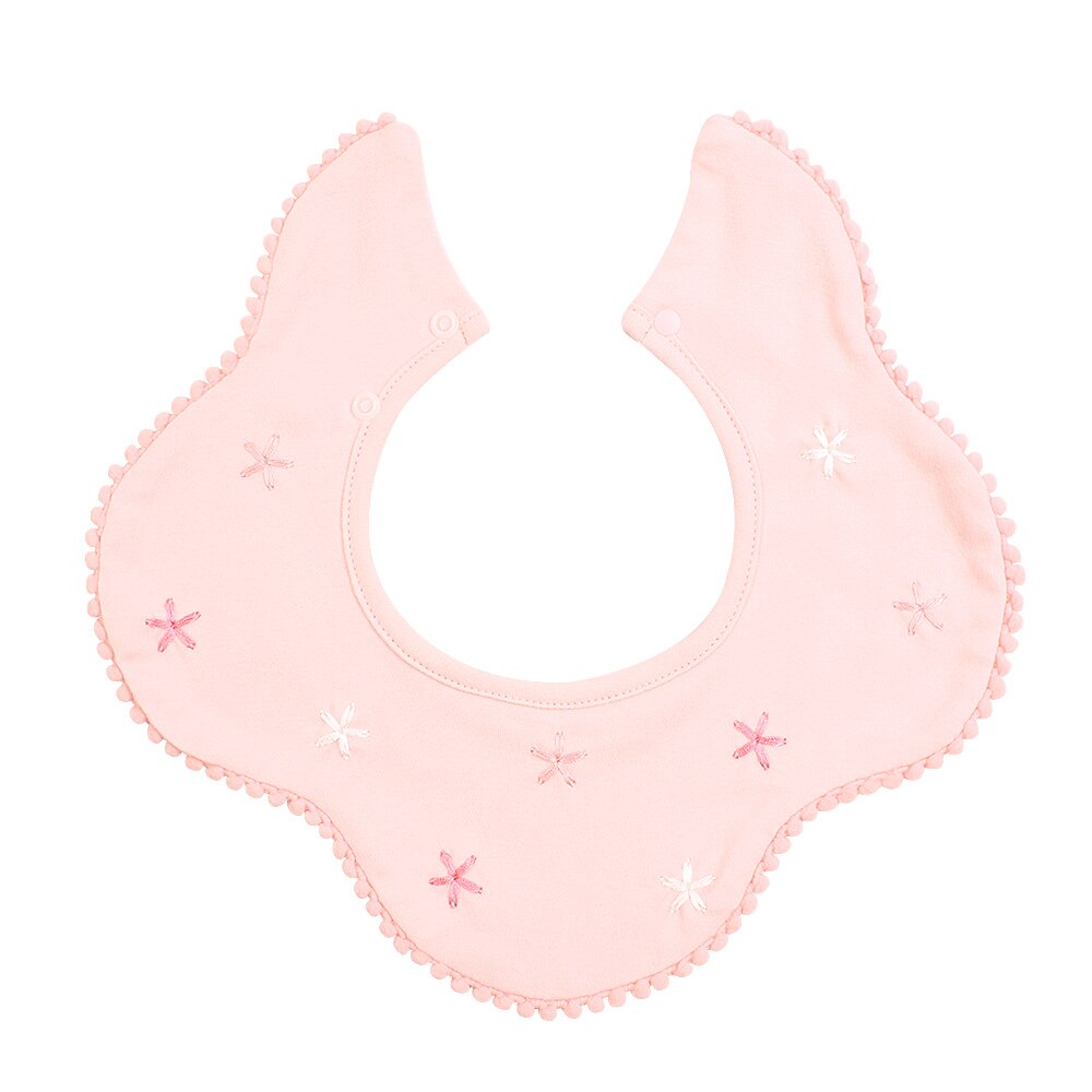 Coton fleur bébé bavoir filles faux col salive absorber bébé bavoirs pour filles mignon garçons bouche serviette bébé filles vêtements