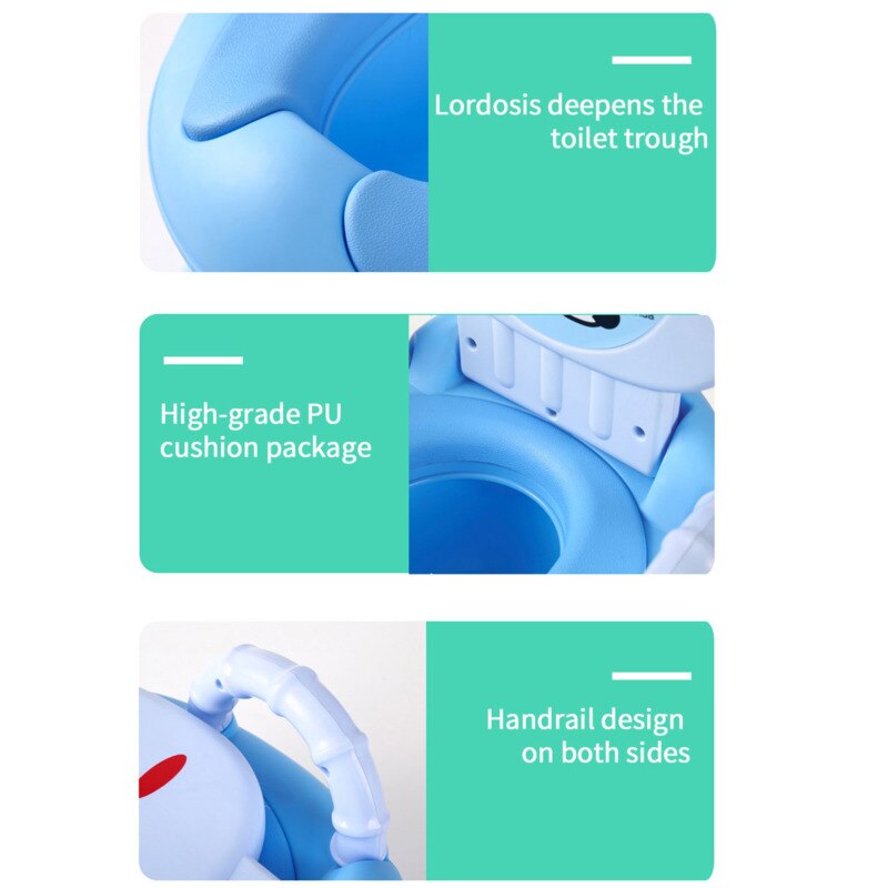 0-6 Years Old Children's Pot Soft Baby Potty Plastic Chair Comfortable Portable Folding Pot For Children Potty Girl Boy 2022