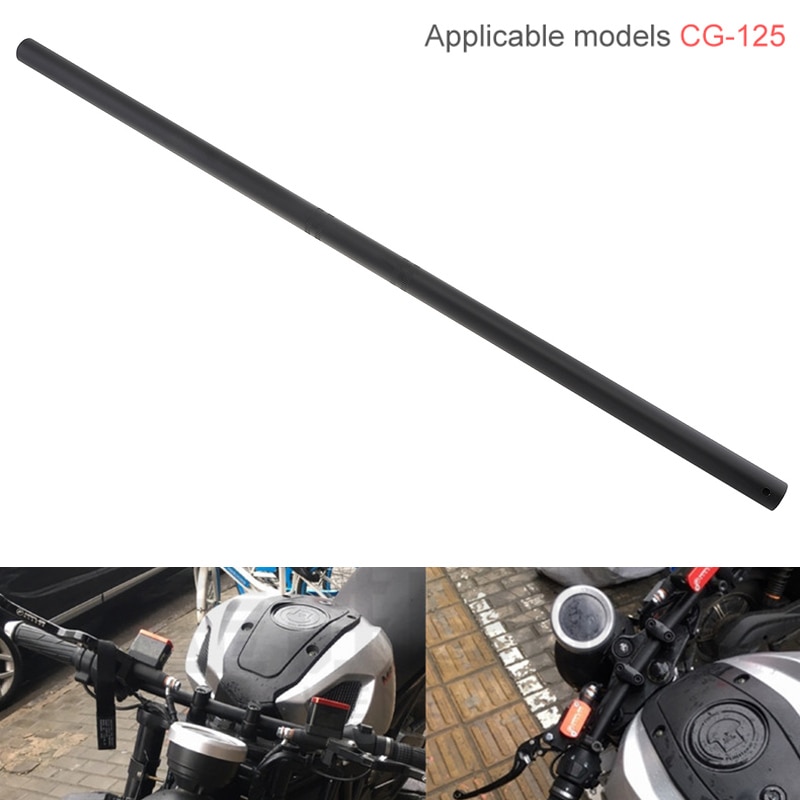 Aluminum Alloy Motorcycle Straight Handlebar CG125 Matte Carbon Fiber MTB Straight Riser Handlebar for Motorcycle / Bicycle