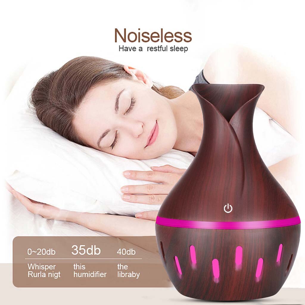 300Ml Mini Air Humidifer Voor Thuis Led Kleurrijke Ultrasone Aroma Luchtbevochtiger Essentiële Olie Diffuser Aroma Aromatherapie Luchtbevochtiger