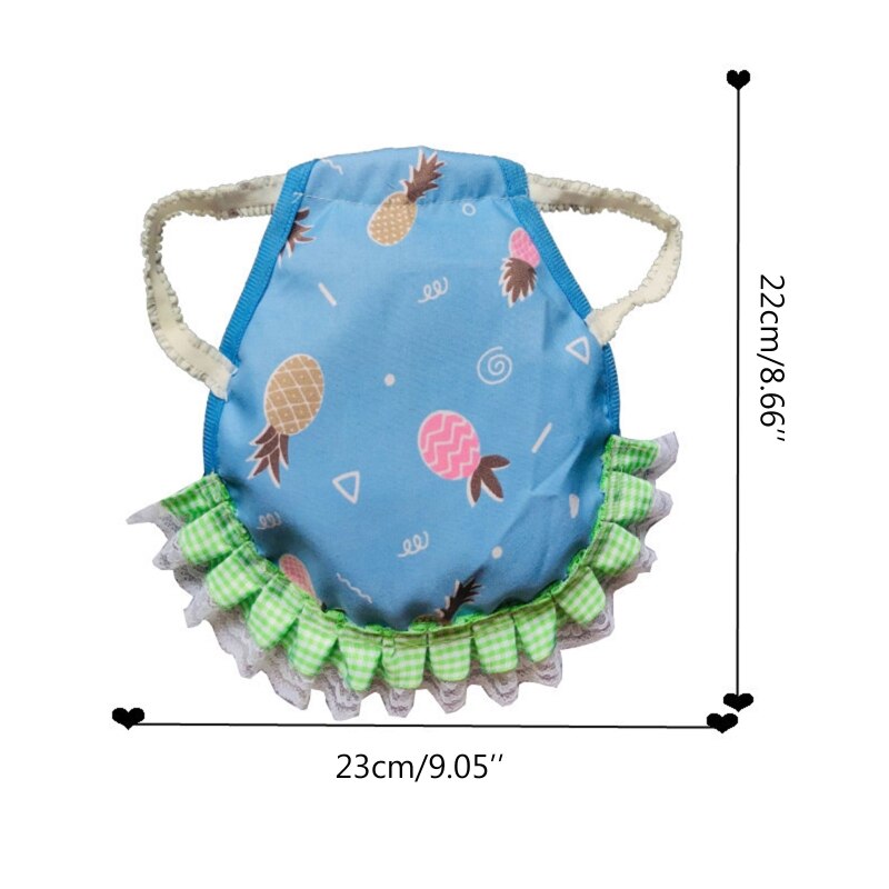 2022 Chicken Saddle with Elastic Straps for Small Medium Hens Poultry Feather Protector Hen Apron Pattern for Cold Weather