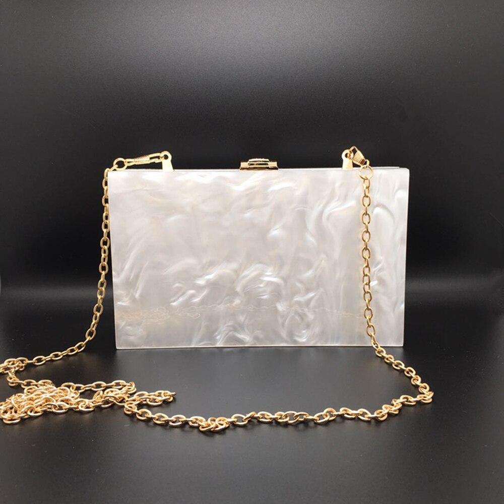 Neue Umhängetasche Solide Handtasche Casual Reines Weiß Abend Taschen Pearly Kupplung Geldbörse Party Prom Hochzeit Niedliche Nackte Farben Hardboxes