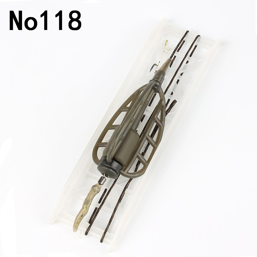 Wpe europa karp fiskerigg hår 1 set handgjord karp fiske rig 40g/50g/60g/70g/80g ledar kärnlinje karp fiske grupp pesca: Karp -118 / 80g