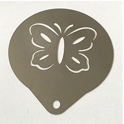 1 Pc Koffie Latte Cappuccino Barista Art Stencils Cake Stofdoek Sjablonen Koffie Gereedschap Accessoires Gusto Nespresso Zavarnik Dolce: I