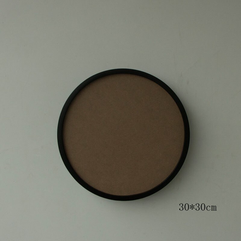 Cadre Photo rond chinois Stle salon 1 pouce 14 pouces 16 pouces 0 pouces tenture murale cadre Photo décoration ok: 30x30cm black