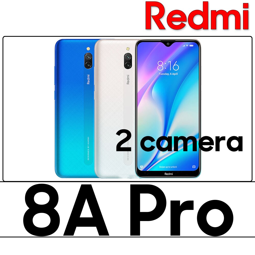 Back camera glass lens replacement Glue For Xiaomi Redmi Note 8 9 9S pro max Redim 9 9A 9C 9i Poco M2 Pro C3: Redmi 8A Dual camera
