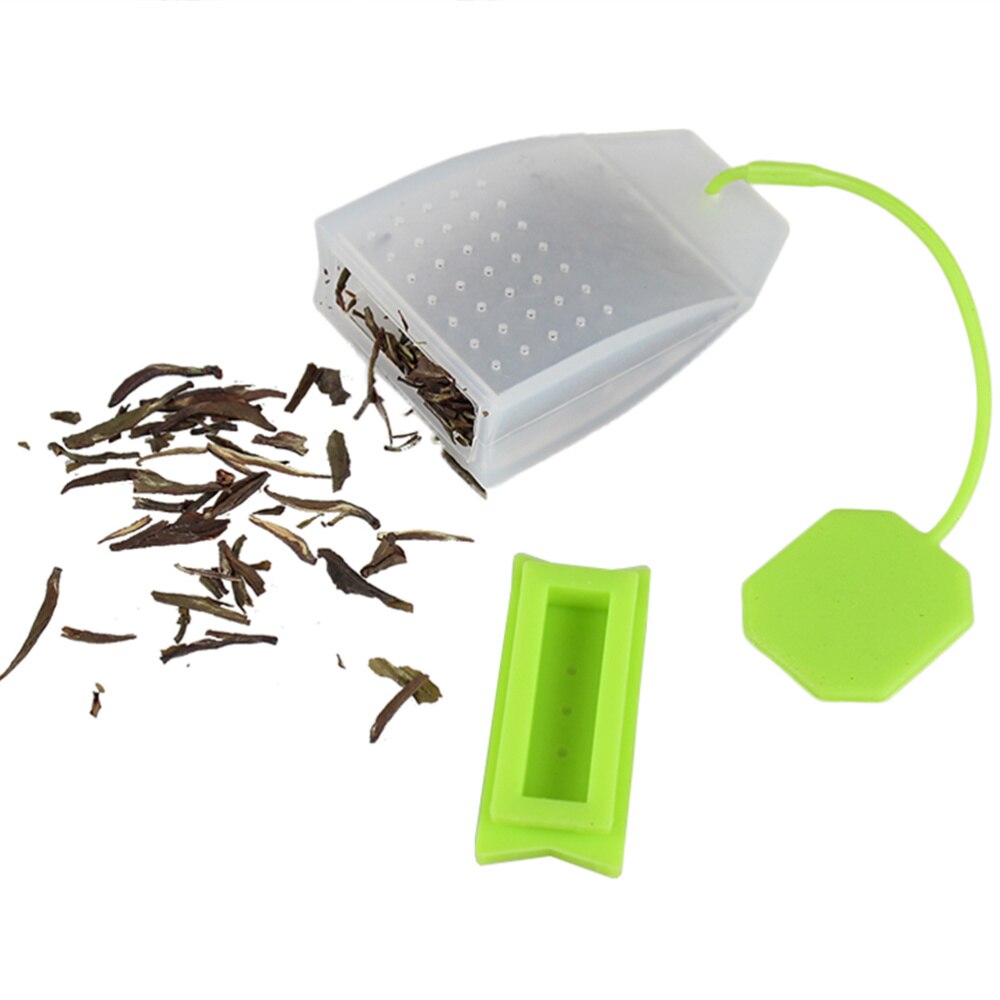 6 stuks herbruikbare siliconen thee-infuser, losse theefilters, theezakjeszeef, theezetapparaat voor theekopjes, mokken en theepotten