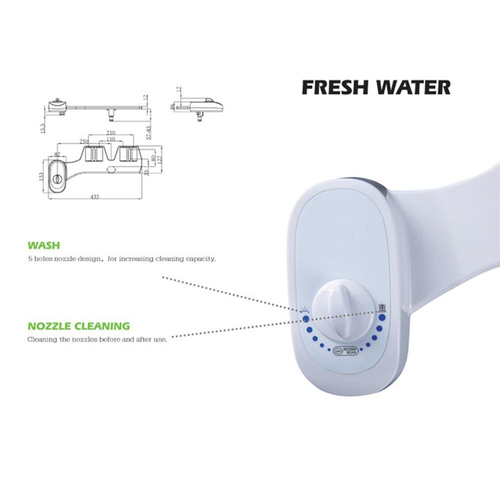 Bidet ferskvandsspray smart toiletrens mekanisk bidet toiletsædebeslag