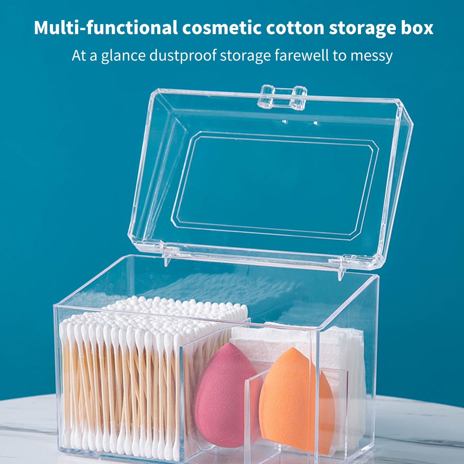 Makeup Organizer Cream Storage Box Clarity Cosmetic Makeup Holder Vanity Cabinet Powder Display Shelf
