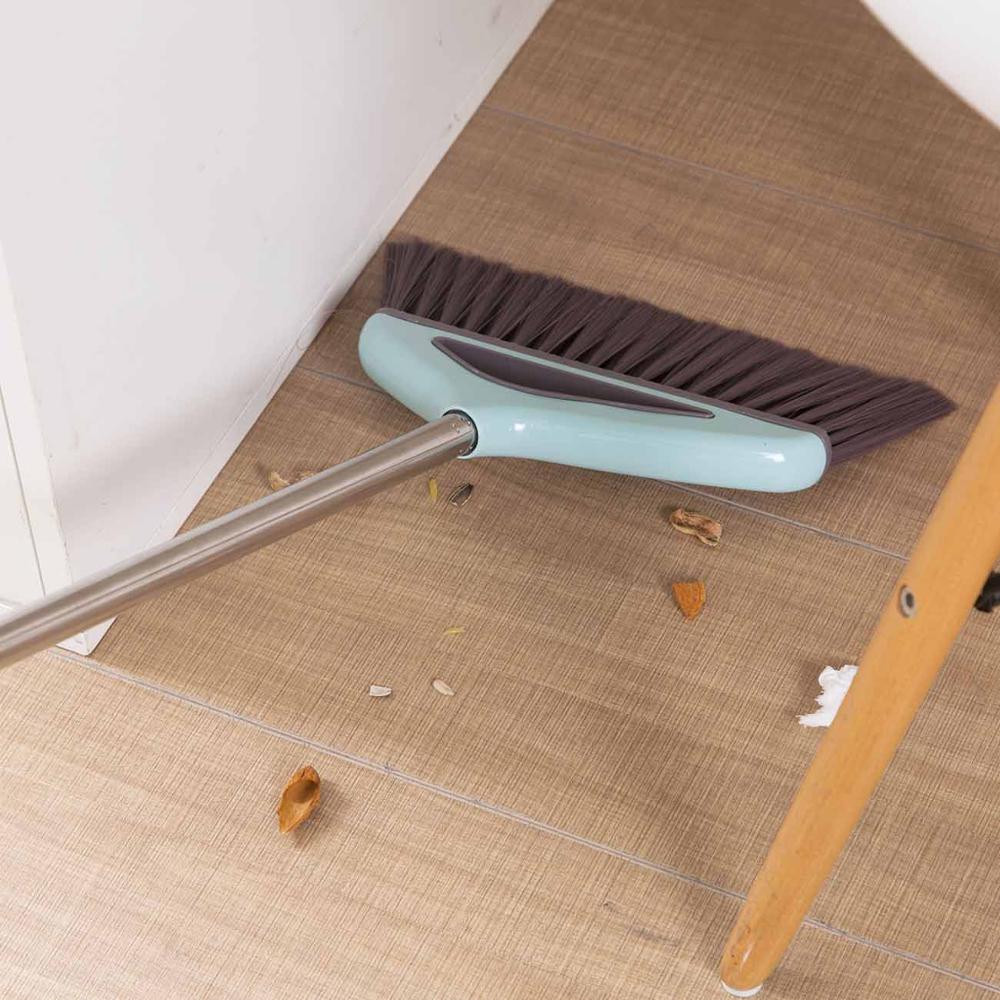 Ensemble de bac à poussière et brosse à balai, 1 ensemble avec bac à gratter, balayeuse à poussière à Long manche, outils de nettoyage de la maison, du hall, du jardin