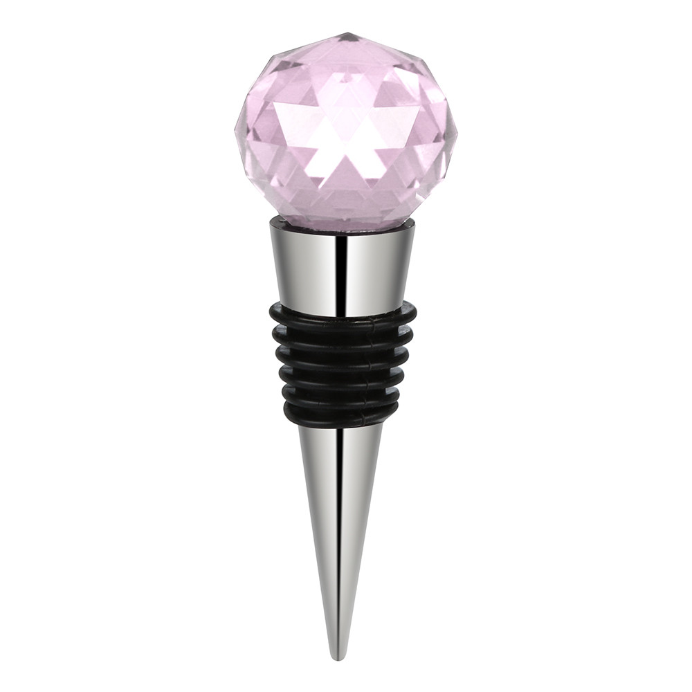 Diamond Crystal Stainless Steel Champagne Stopper Sparkling Wine Bottle Plug Seal Wine Bottle Stopper Kitchen Bar Tools 30mm: F
