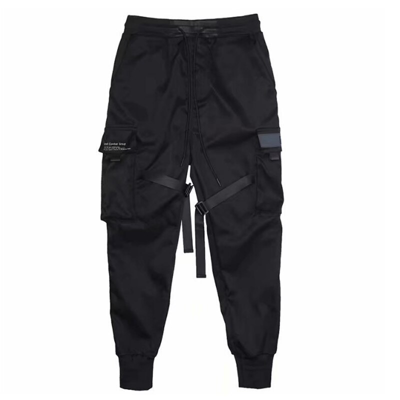 Pantalones Cargo informales para hombre, ropa deportiva masculina con múltiples bolsillos, de estilo Hip Hop, pantalones de lápiz Harem