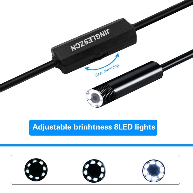 Wireless Endoscope 1200P Semi-rigid WiFi Borescope... – Grandado