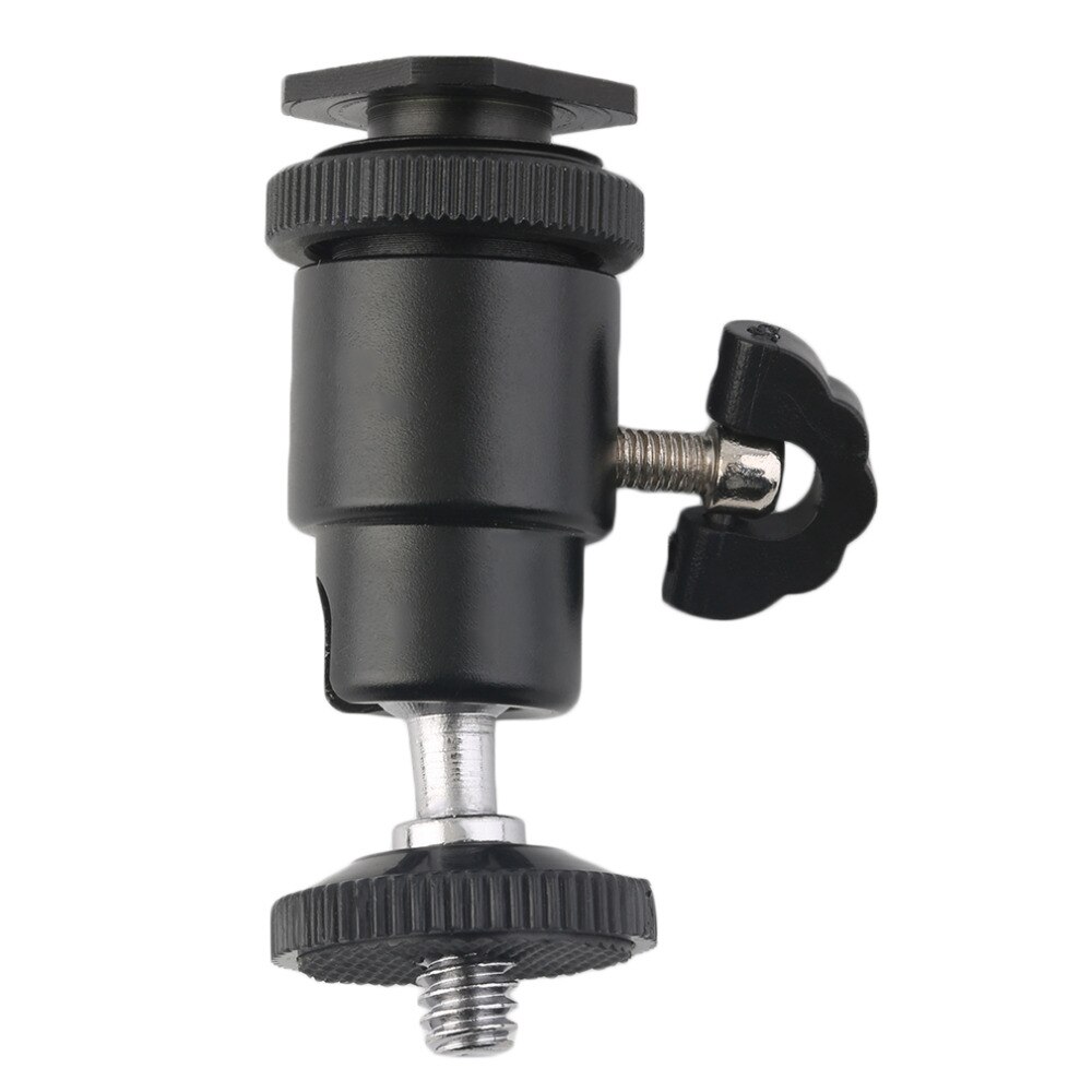 Mini bola cabeça tripé cabeça de 360 giratória dslr dv câmera mini tripé dsr ballhead 1/4 "parafuso suporte de montagem dslr mini tripé