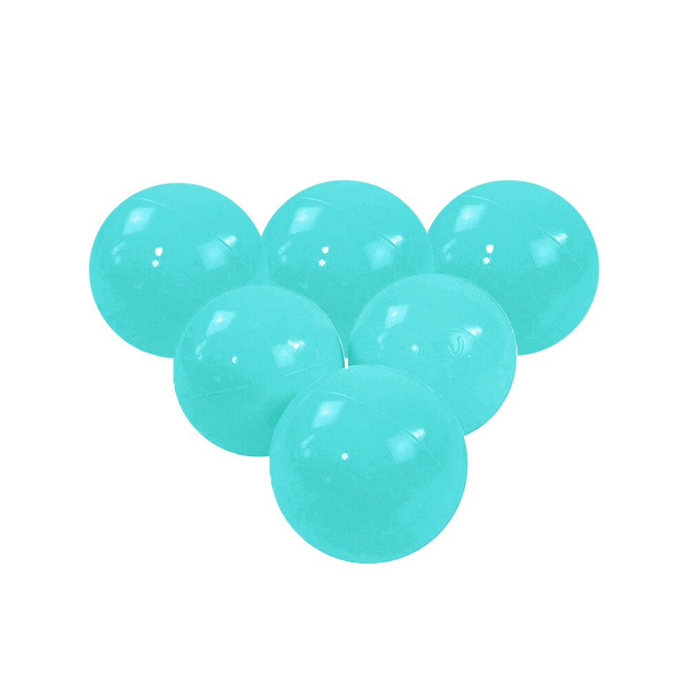 7cm Plastic Pit Balls - 50pcs Safe Eco-friendly Children Play Pool Ball Toy, Longer Lasting for Infant Baby Toddler Kids Age: Pastel Green