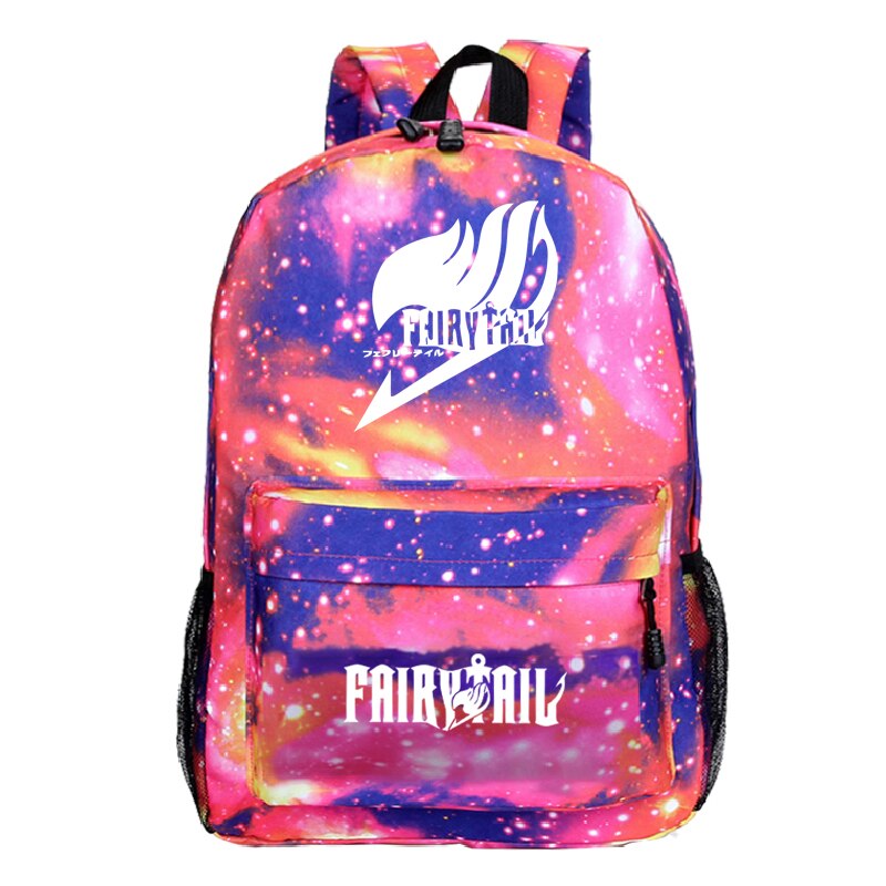 Fairy Tail Backpack Men Women Boys Girls School Mochila Beautiful Back to College Rucksack: 5