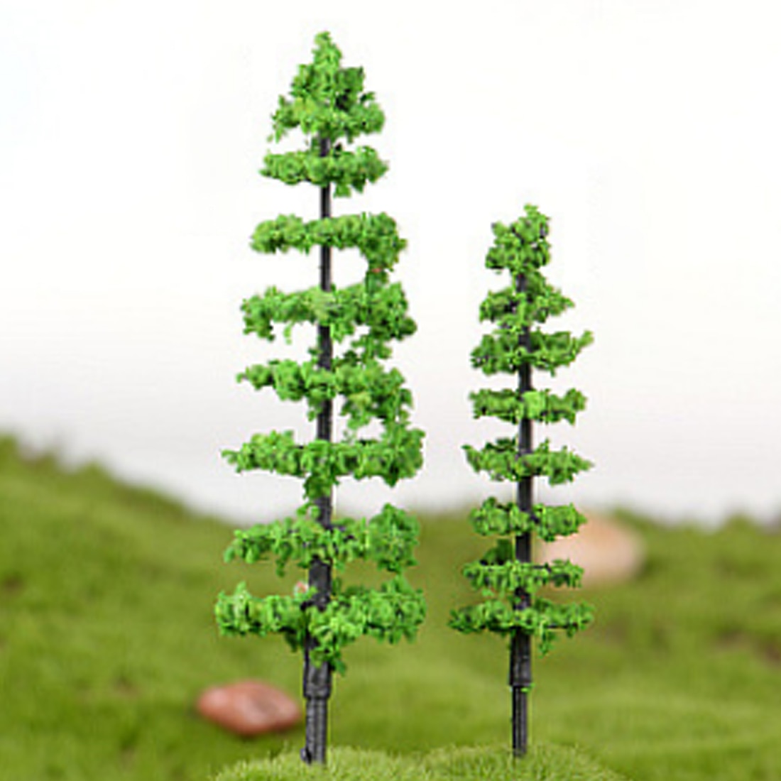 32 stücke 4,2-9,7 cm (1,65-3,8 zoll) DIY HO 1: 85 skala Apple Baum Modell Eisenbahn Architektur Diorama Baum für Sand Tisch Modell