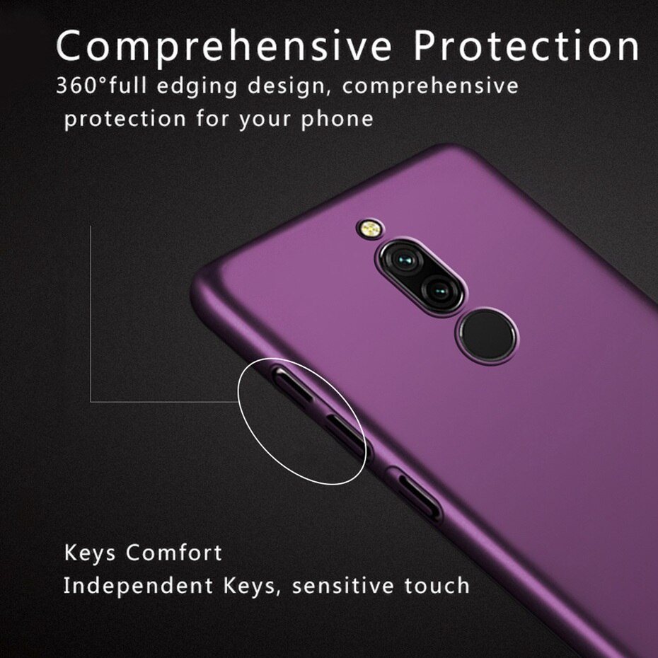 Dla ochraniacz Xiaomi Redmi 8 skrzynki pokrywa ultra cienki cienki twardy obudowa na telefon na zderzak Xiaomi Redmi8 Xiomi Redmi 8 Fundas