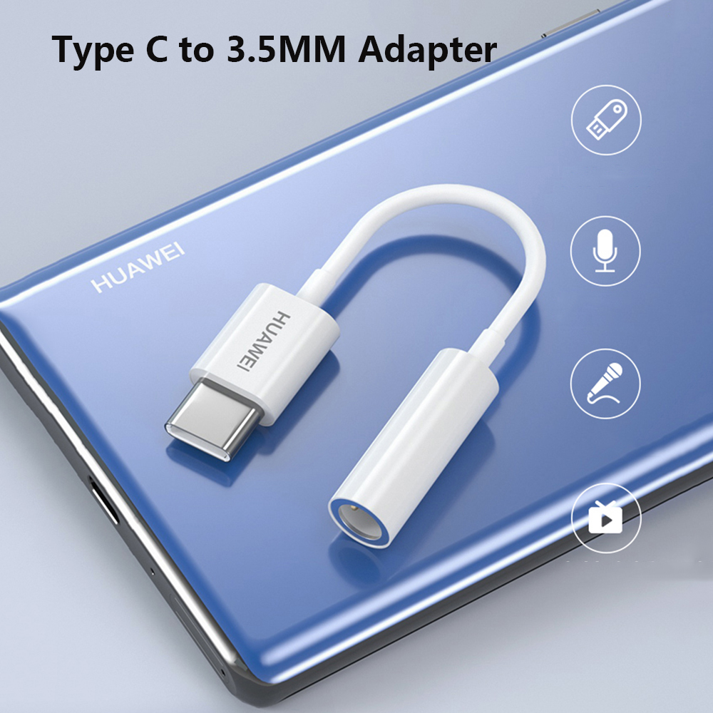 For Huawei P40Pro+ P30 USB Type C To 3.5mm Jack Audio Cable Headphone Aux Adapter For Nova 10 9 8 7 6 SE Pro 5 Mate 50 40RS