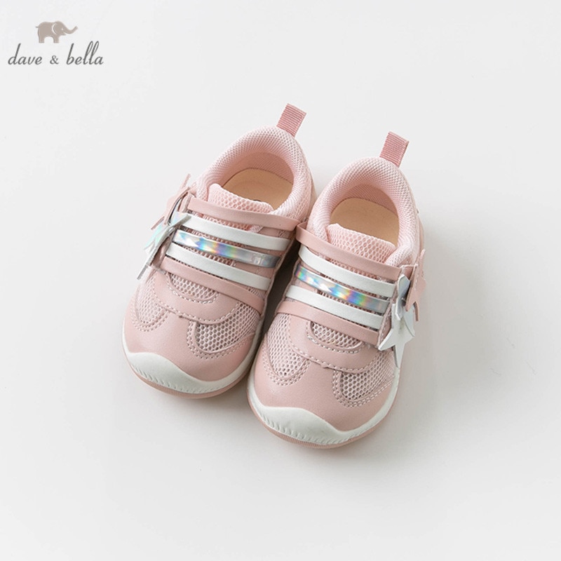 DB13783 Dave Bella spring baby girl shoes born casual running shoes pink shoes