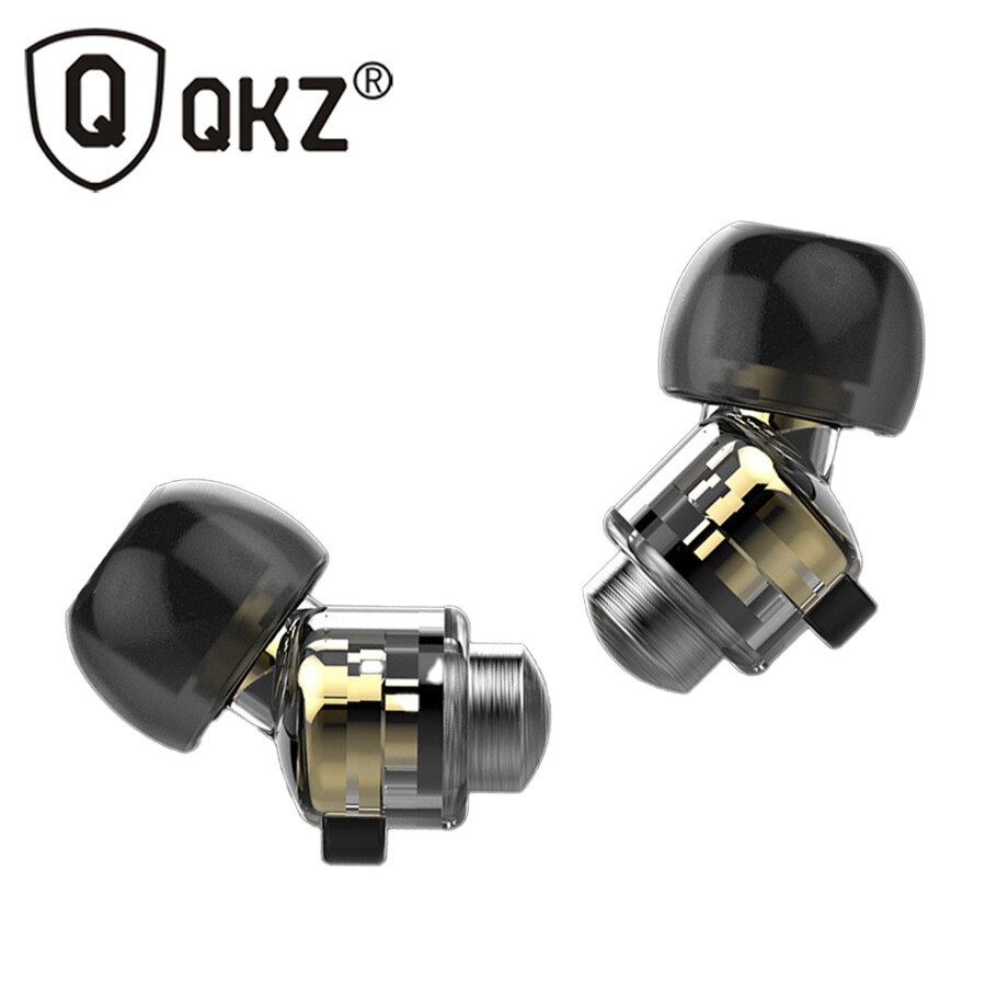 Qkz DM8 Oortelefoon In-Ear Dual Unit Koptelefoon Draad Met Microfoon Hifi Subwoofer Oortelefoon Oordopjes