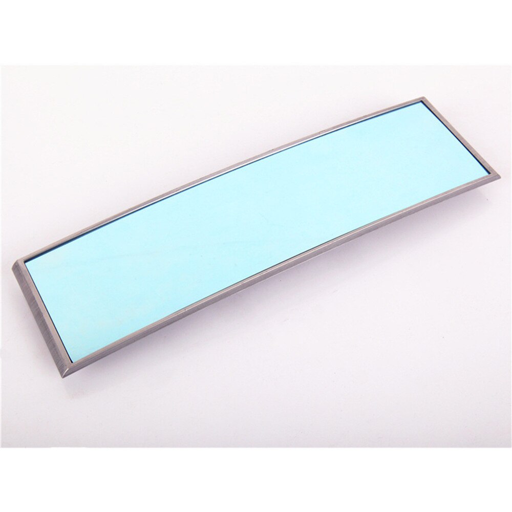 Universal Car Rear View Mirror Wide Angle Blue Glass Panoramic Anti-dazzling Interior Rearview Mirror Large Vision 280mm Curved
