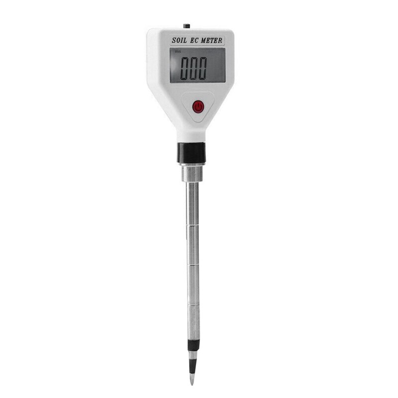 Bodem Ec Meter Hoge Precisie Metalen Sonde Atc Geleidbaarheid Tester Detector Voor Bloemen Landbouwgrond Tuin: Default Title