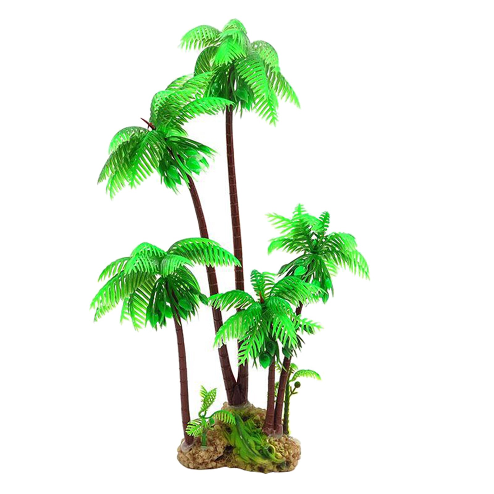 Artificial Plastic Aquarium Plants - Coconut Tree - Different Designs 06: F