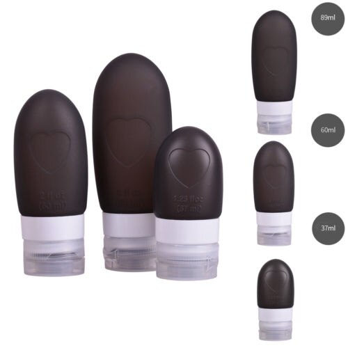 Home Travel Packing Silicone Press Bottles Set Silicone Tube PP Portable Lotion Shampoo Bath Container Makeup Organizers