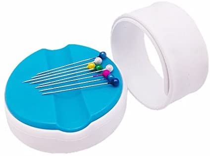 4 farver syning magnetisk boks håndled magnetisk nålepude sikkerhedsnål pude opbevaring beklædning nål holder syudstyr