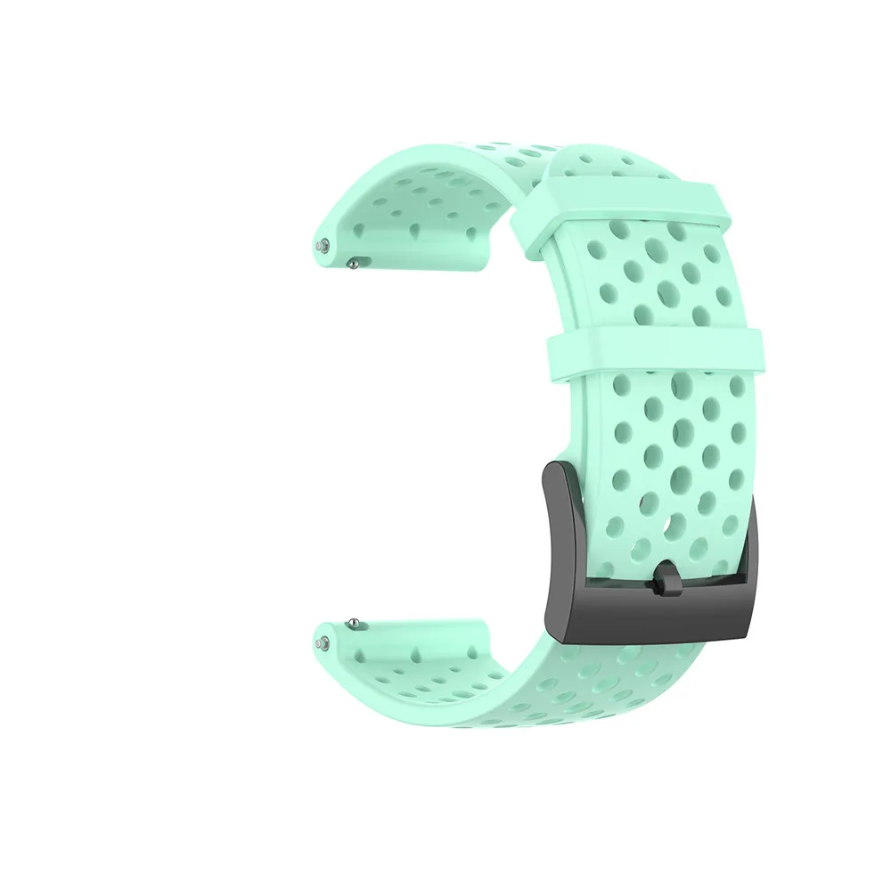 Silikon-Armband für Suunto Spartan Sport Wrist HR für Suunto 9/9 Baro/Suunto7/D5 Uhr 24 mm Ersatzarmband: Black Yellow