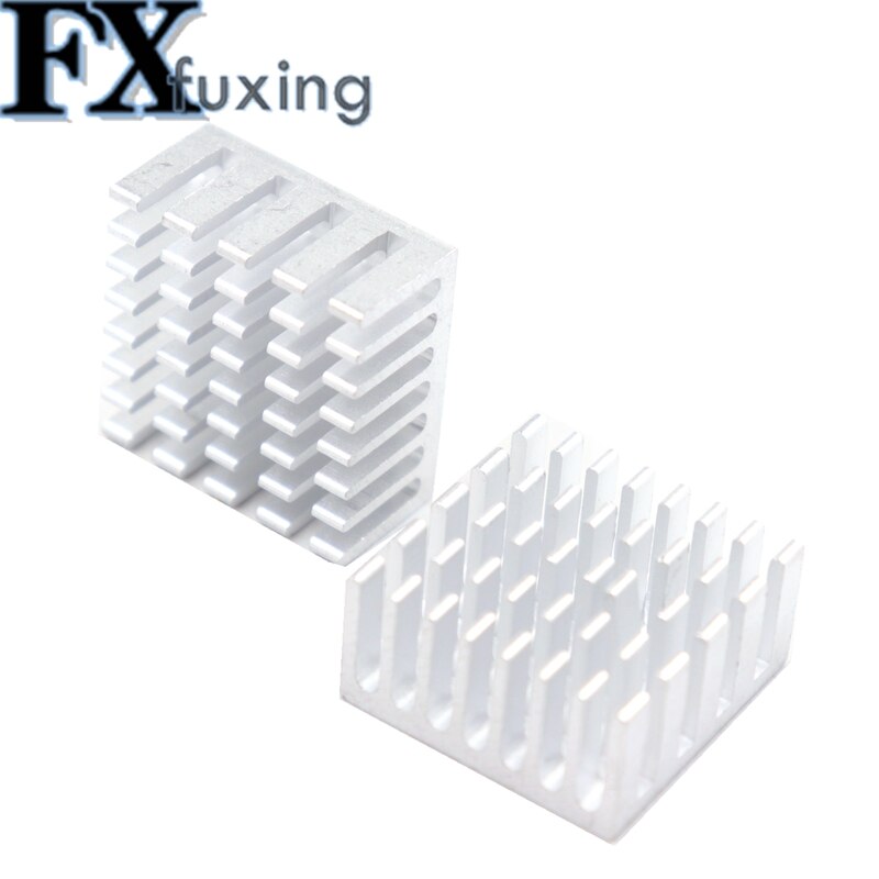 10PCS Silver 20*20*10mm Heat Sink Routing CPU Radiator 20x20x10mm Electronic Heat Sink Pure Aluminum LED Heat Sink 20*20*10