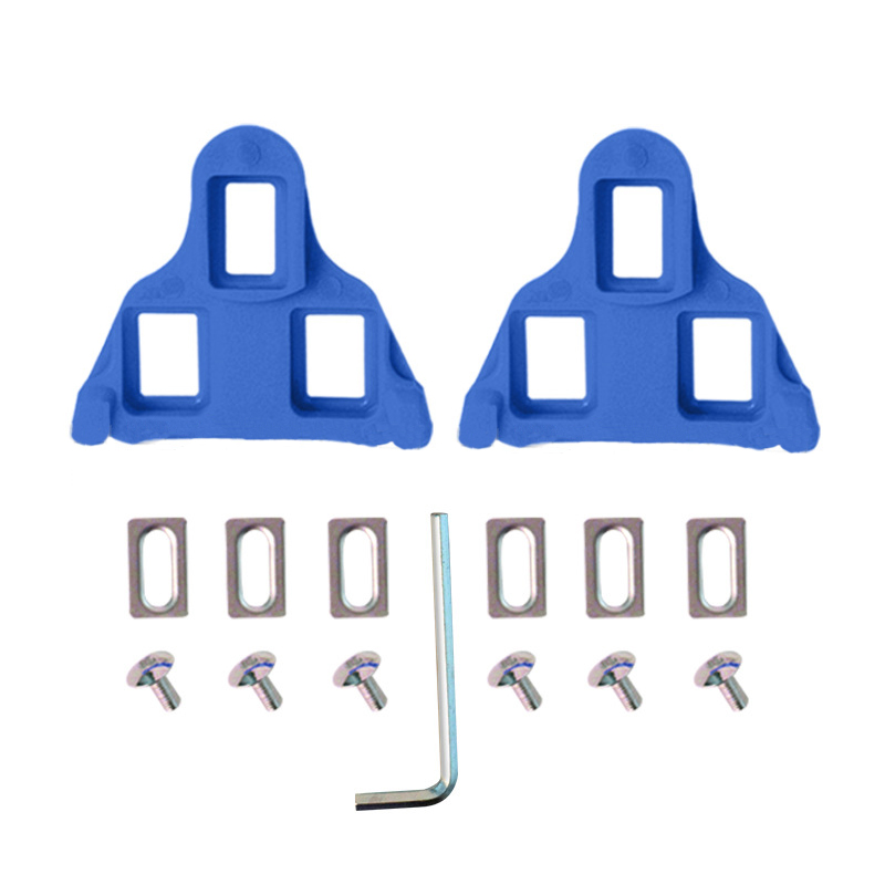 Racefiets Pedaal Cleat SPD SL Fietspedalen Plaat Clip zelfsluitend voor SHIMANO Float Pedaal Cleats Fietsschoenen Fietsaccessoire: Paars