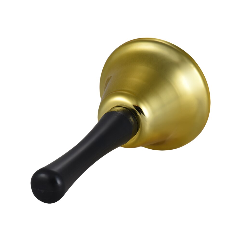 Gold Hand Bell Loud Call Bell Jingles Ringing for Wedding Events Decoration Food Line Alarm Christmas