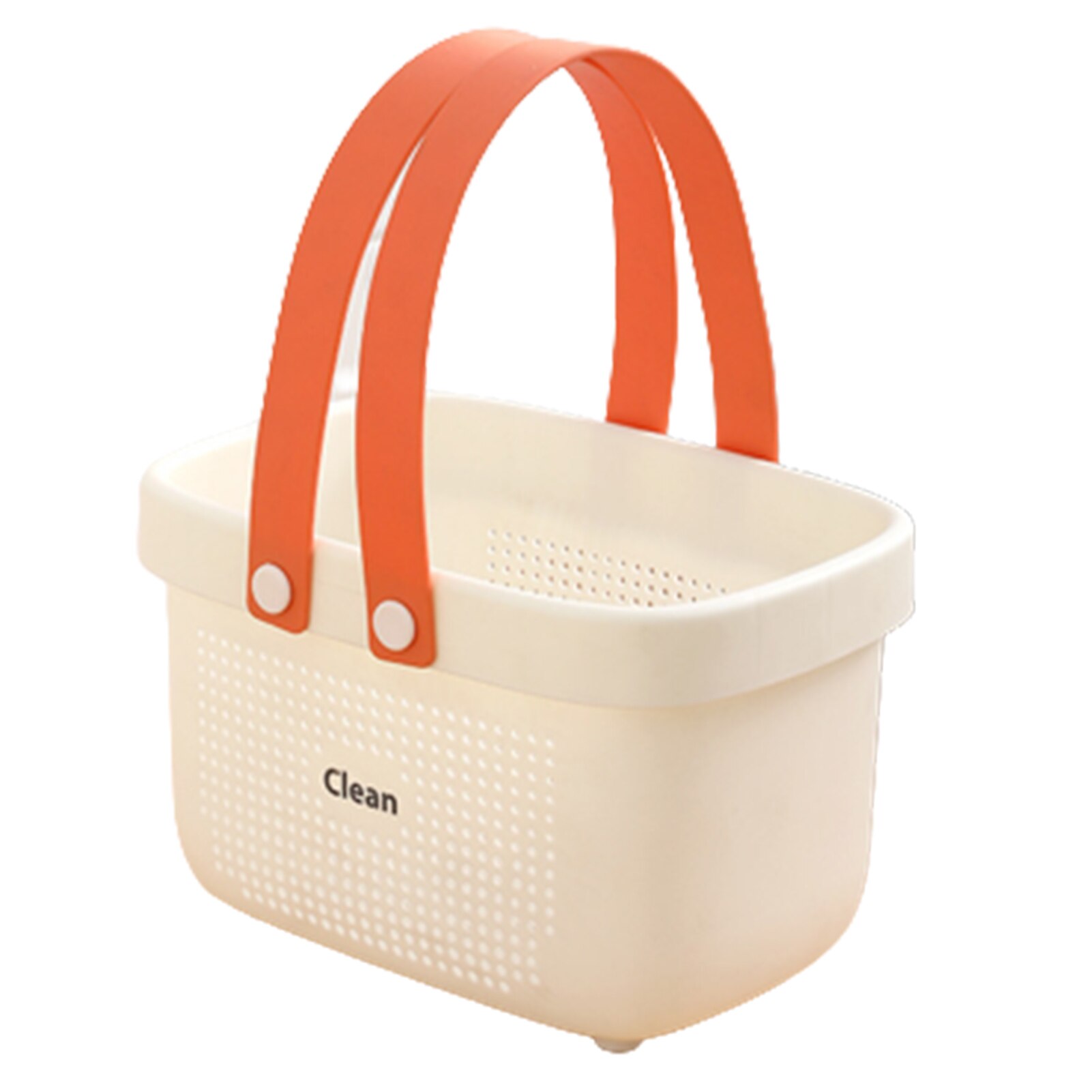 Portable Shower Caddy with Handles Storage Organizer Bin for Bathroom Toiletry Organizer For College Dorm Pantry Home Toilet: white / Small