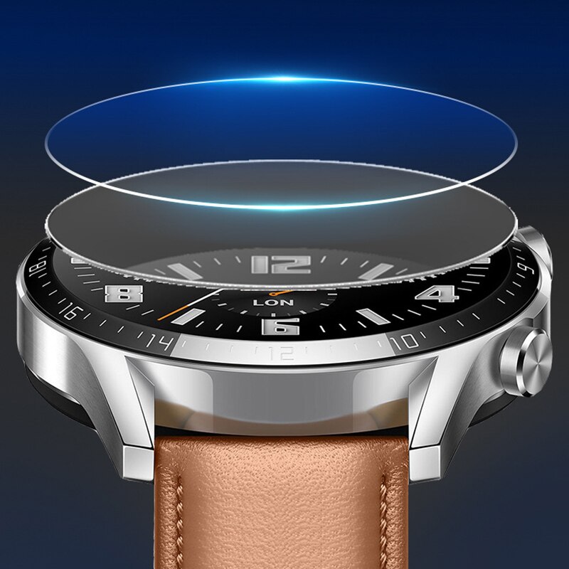 3 pièces verre trempé pour Huawei montre GT 2 46mm verre de protection pour huawei GT2 bande Film protecteur d'écran Smartwatch accessoires