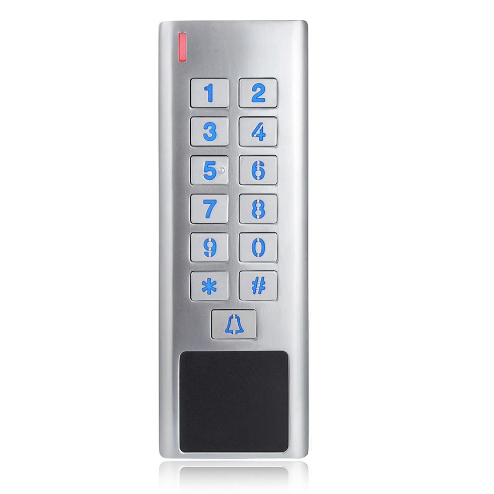IP68 Waterproof Outdoor Rfid Door Access Control Reader 2000Users WG input output security RF Access Control Keypad reader: 125Khz EM version