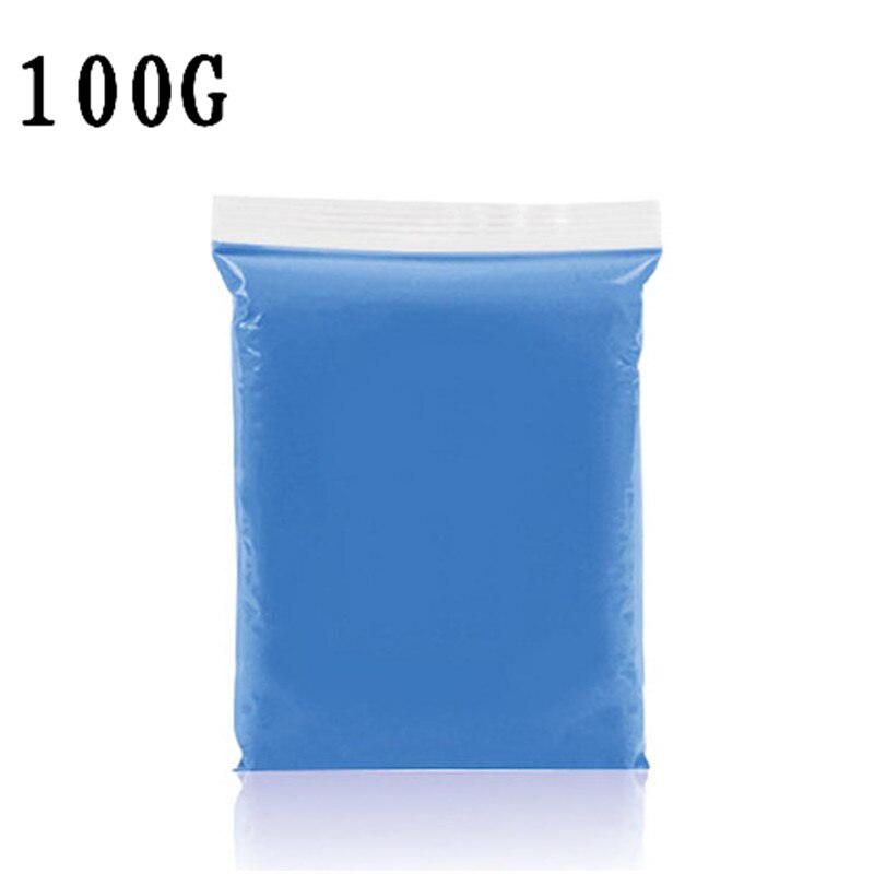 Fluffy Slime Toys Kids DIY Modelling Polymer Clay Intelligent Learning Education Slime Additives Plasticine Toys For Children: Blue